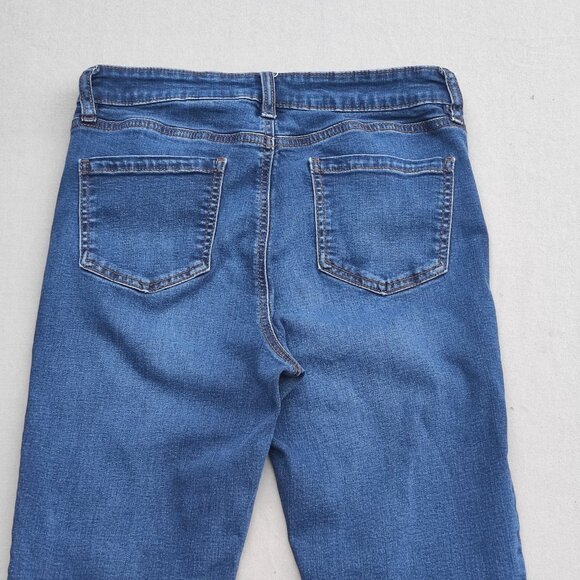 Buffalo jeans Aubrey women's sz 4 ink blue colour High rise Stretch Ankle grazer - Picture 4 of 14